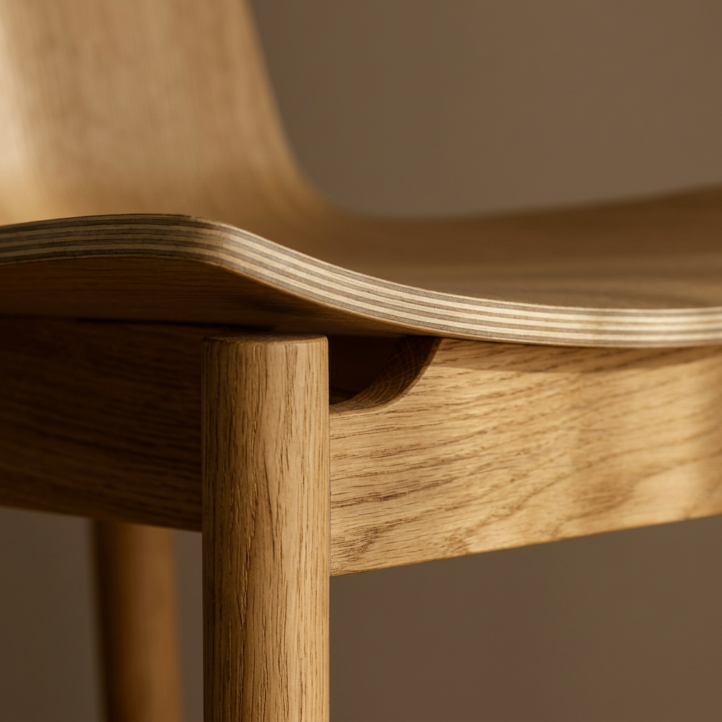 Oak joinery detail